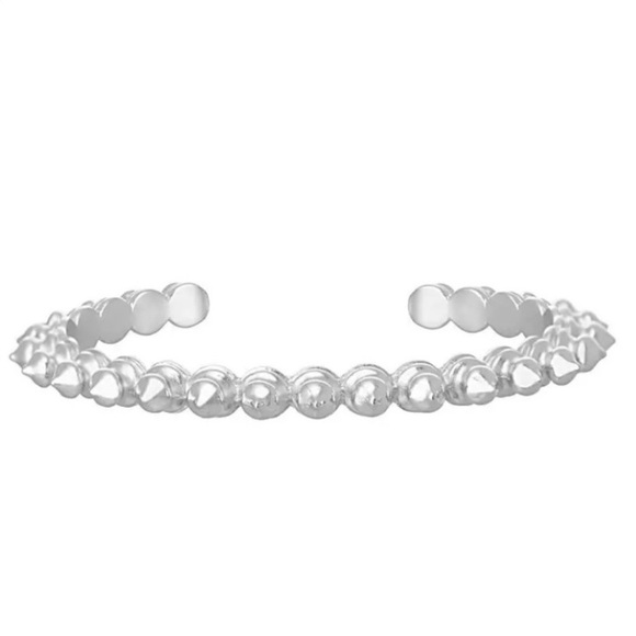 KENDRA SCOTT Silver Rory Spiked Cuff Bracelet - Picture 2 of 7